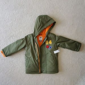 Old Navy fleece lined winter coat toddler 3T